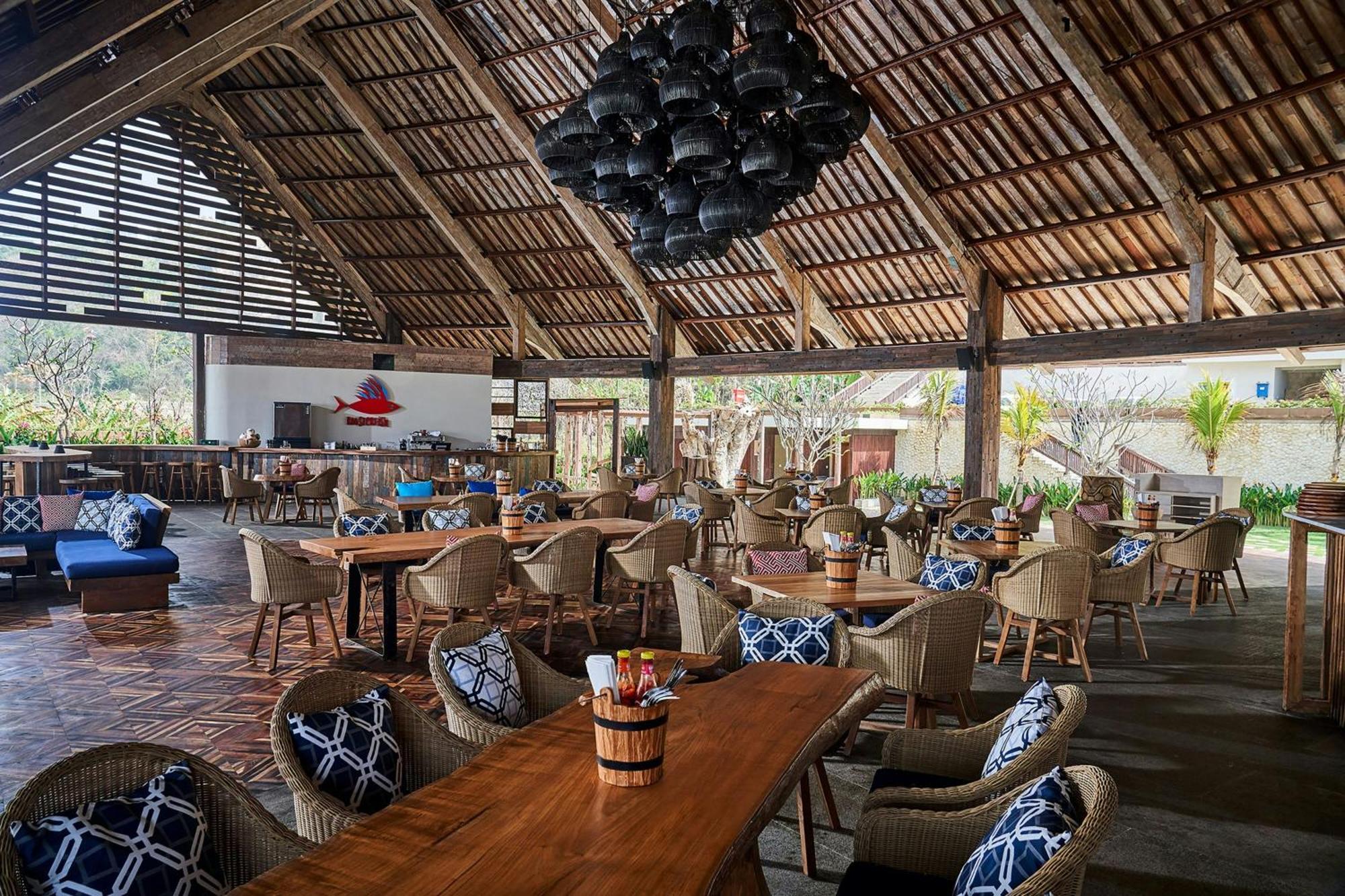 Renaissance Bali Uluwatu Resort & Spa Ungasan Zewnętrze zdjęcie The restaurant at the resort
